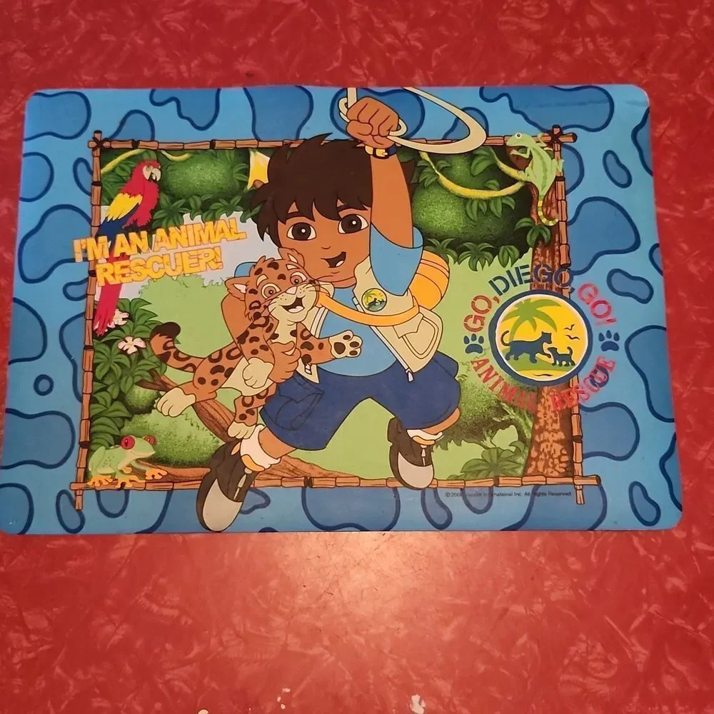 Go Diego Go 2006 Vinyl Placemat